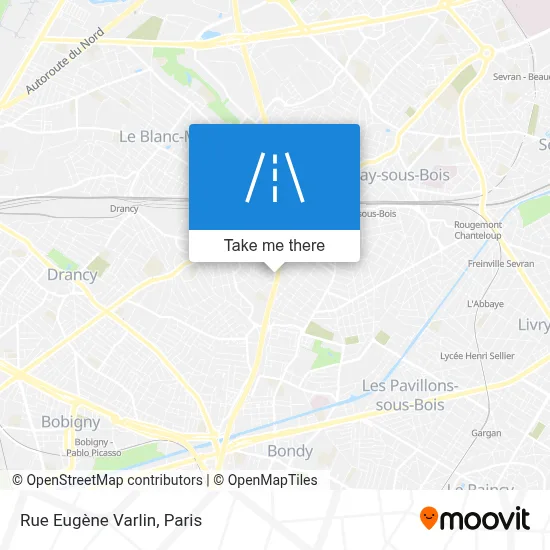 Rue Eugène Varlin map