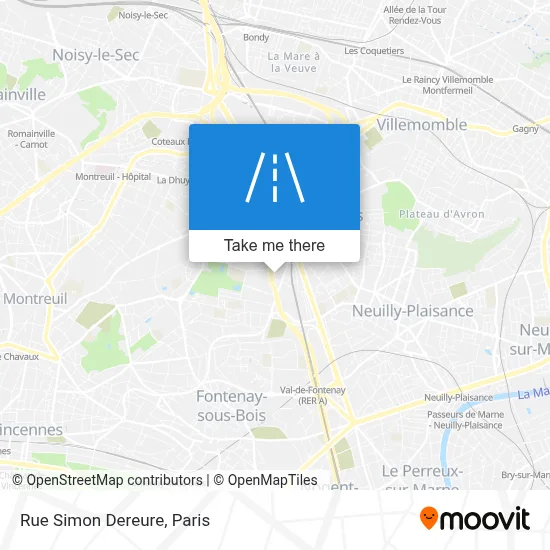 Rue Simon Dereure map