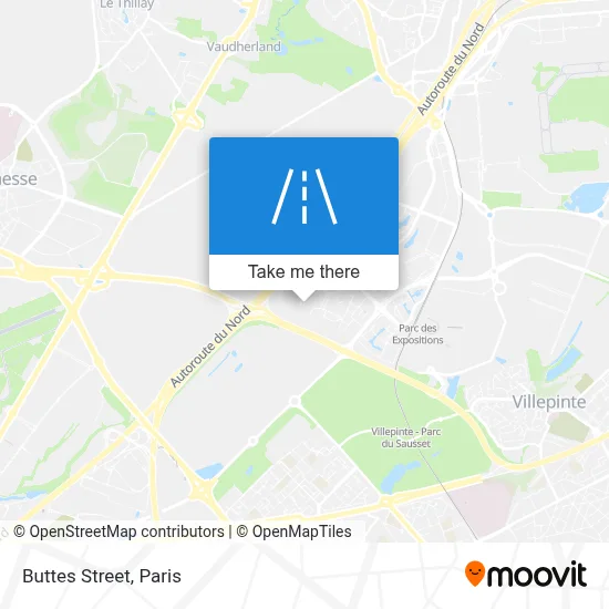 Rue Des Buttes map