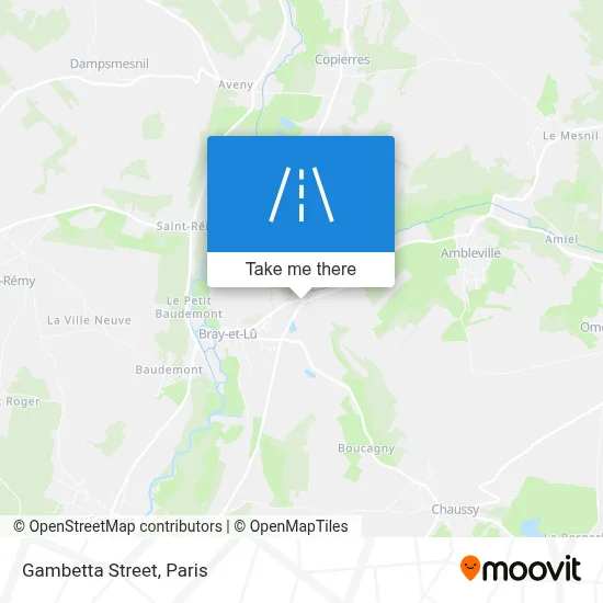 Rue Gambetta map