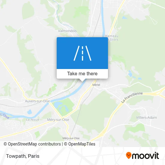 Chemin de Halage map