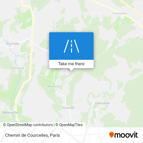 Chemin de Courcelles map