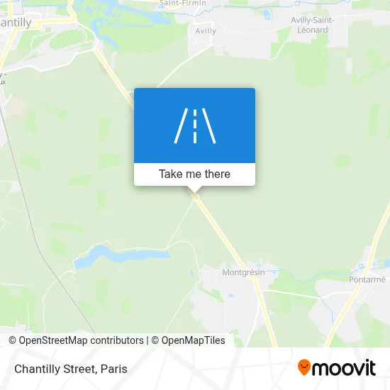 Mapa Rue de Chantilly