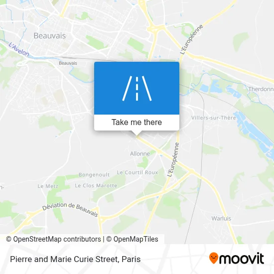Rue Pierre Et Marie Curie map