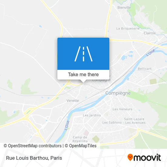 Rue Louis Barthou map