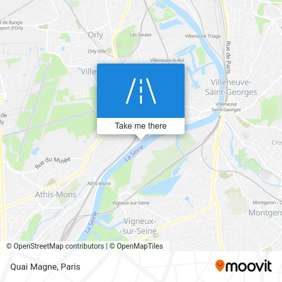 Quai Magne map