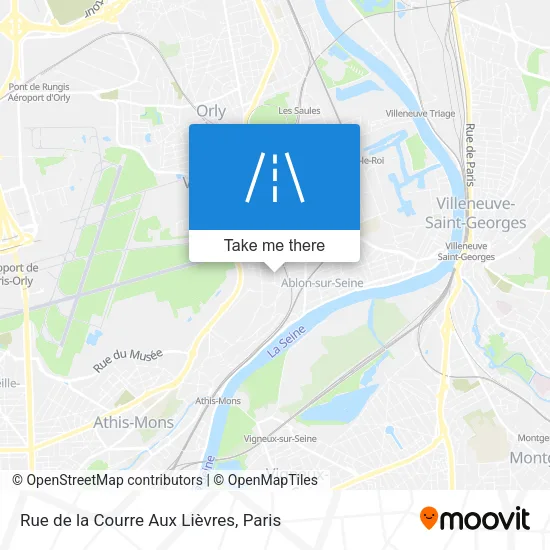 Rue de la Courre Aux Lièvres map