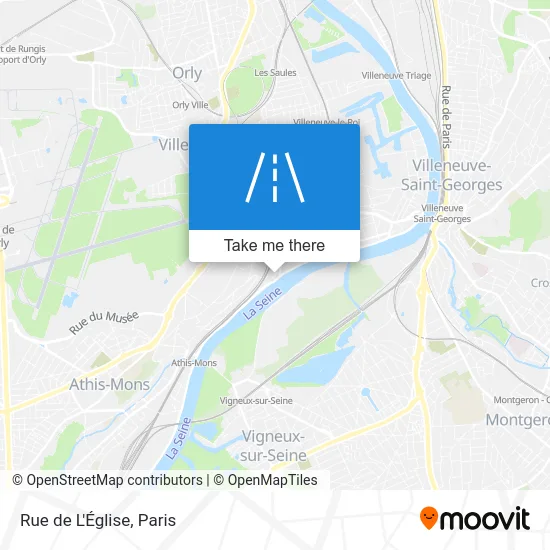 Rue de L'Église map