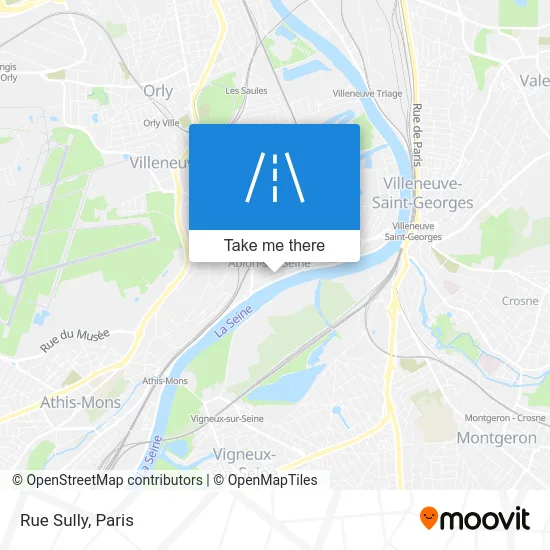 Rue Sully map