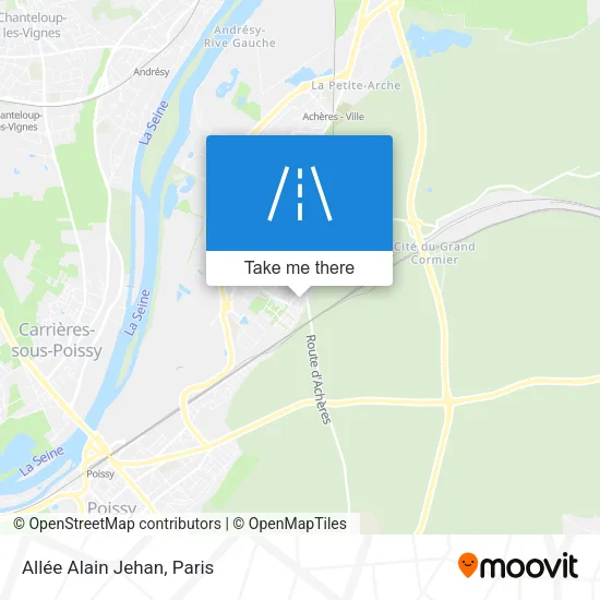 Allée Alain Jehan map