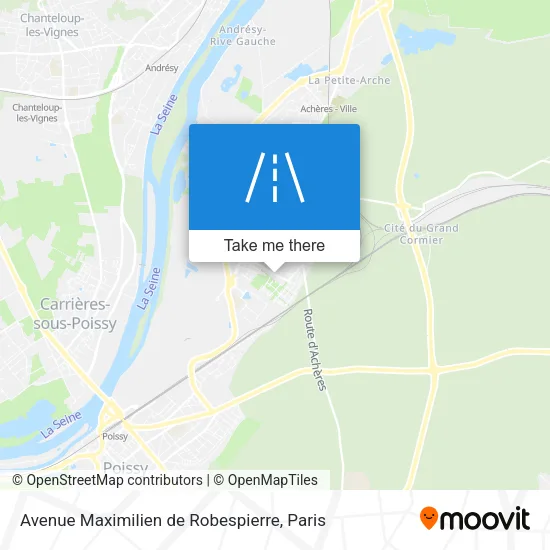 Avenue Maximilien de Robespierre map
