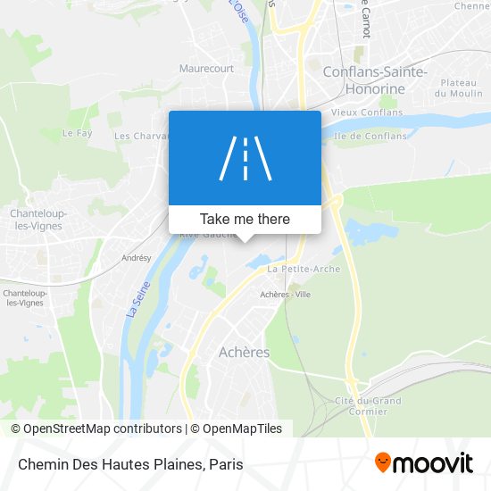 Chemin Des Hautes Plaines map