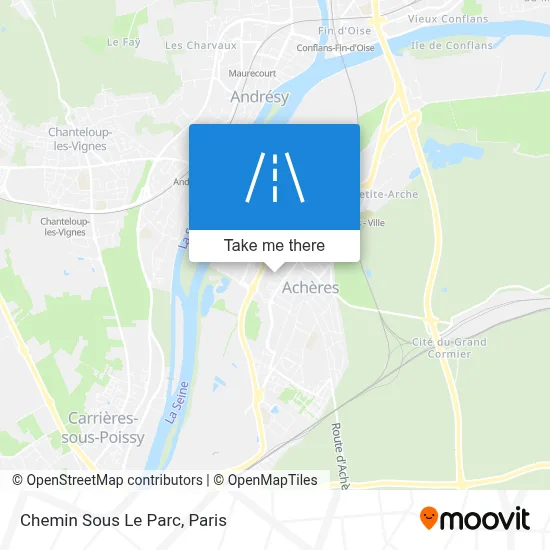 Chemin Sous Le Parc map