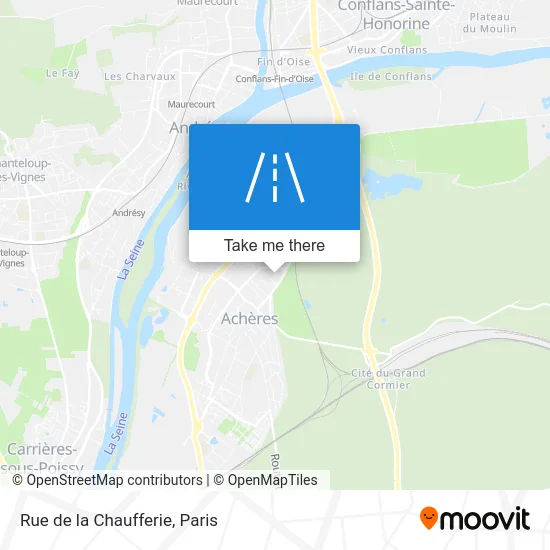 Rue de la Chaufferie map