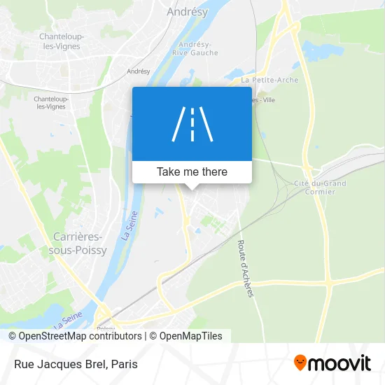 Rue Jacques Brel map