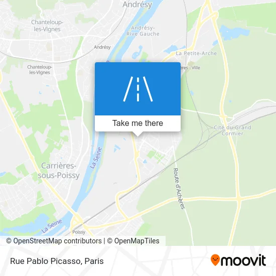 Rue Pablo Picasso map