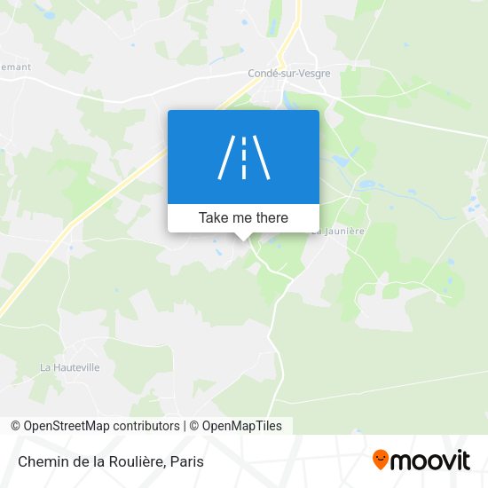 Chemin de la Roulière map
