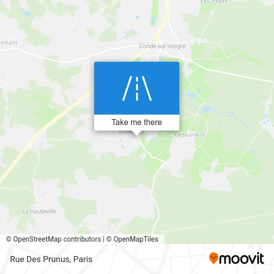 Rue Des Prunus map