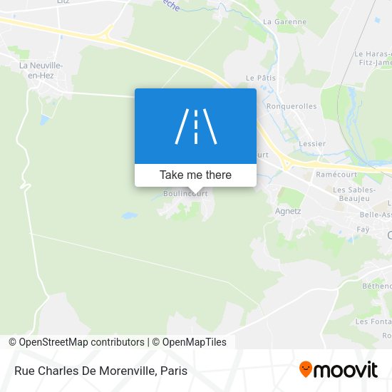 Rue Charles De Morenville map