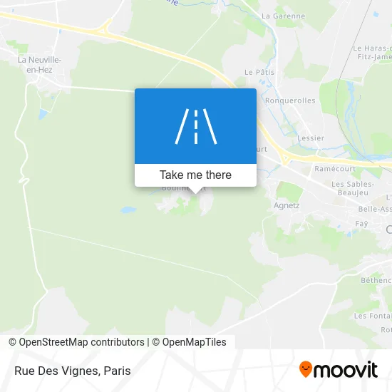 Rue Des Vignes map