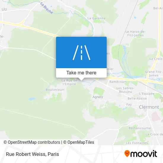 Rue Robert Weiss map