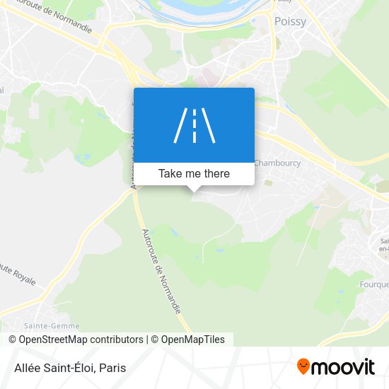 Allée Saint-Éloi map