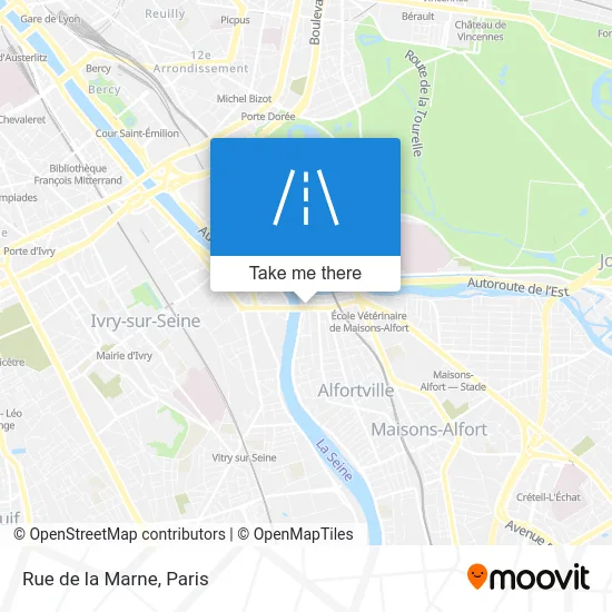 Rue de la Marne map