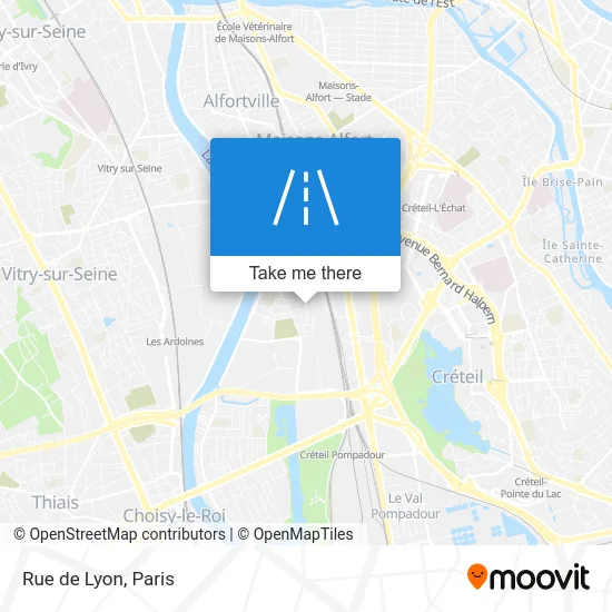 Rue de Lyon map