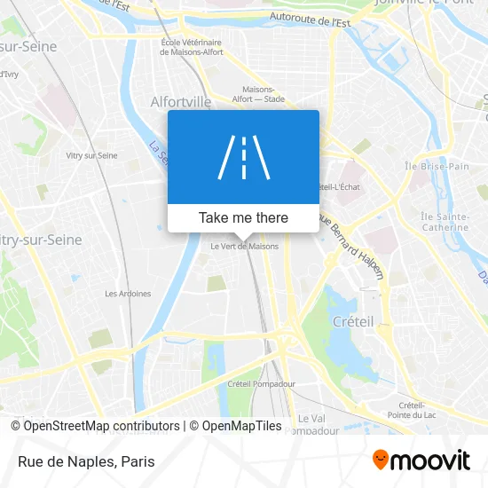 Rue de Naples map