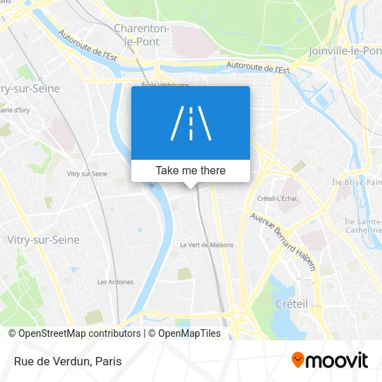 Rue de Verdun map