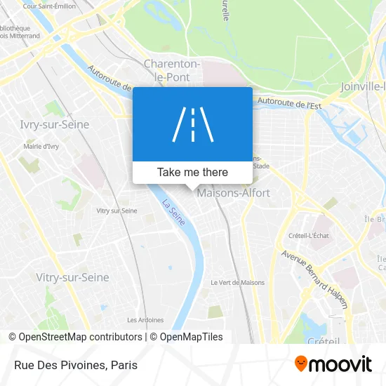 Rue Des Pivoines map