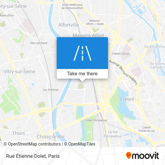 Rue Étienne Dolet map