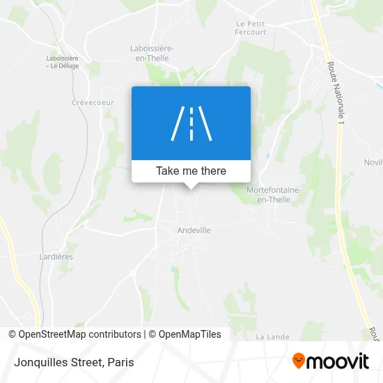 Rue Des Jonquilles map