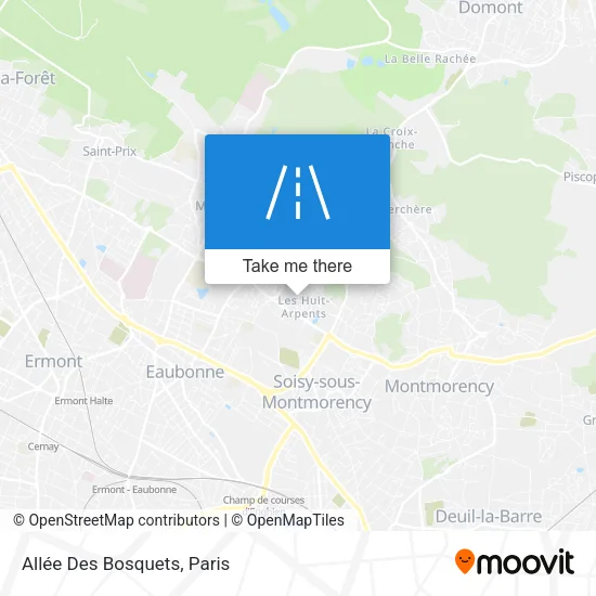 Allée Des Bosquets map