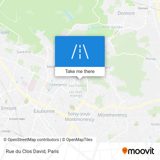Rue du Clos David map