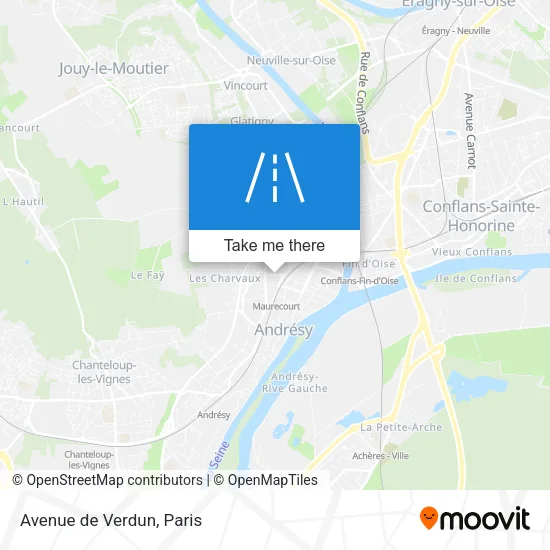 Avenue de Verdun map