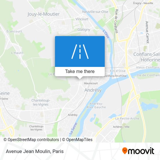 Avenue Jean Moulin map