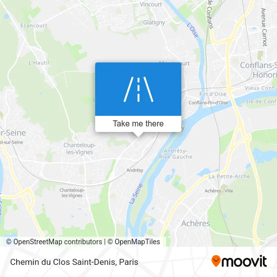 Chemin du Clos Saint-Denis map