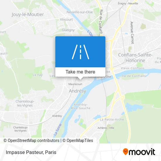 Impasse Pasteur map
