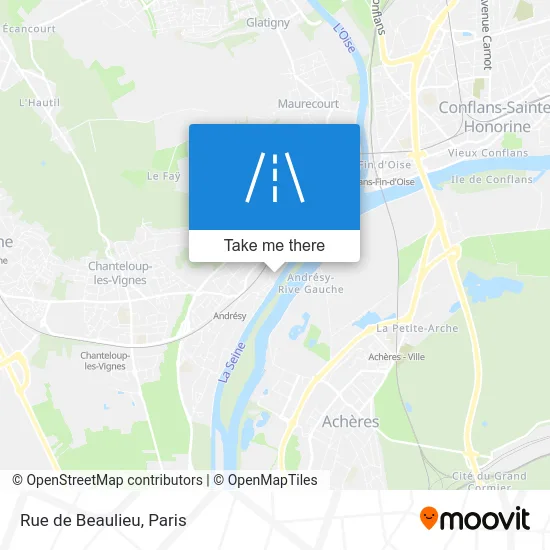 Rue de Beaulieu map