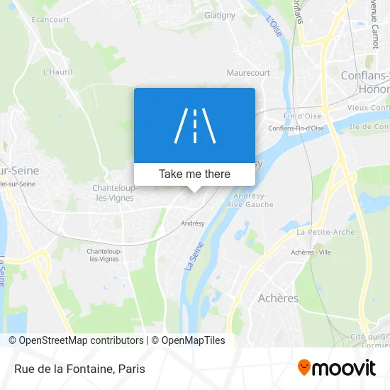 Rue de la Fontaine map