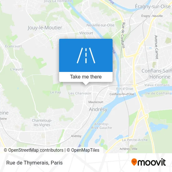 Rue de Thymerais map