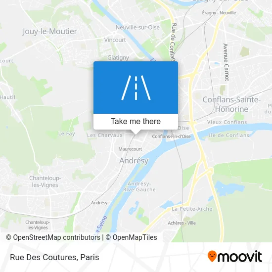 Rue Des Coutures map