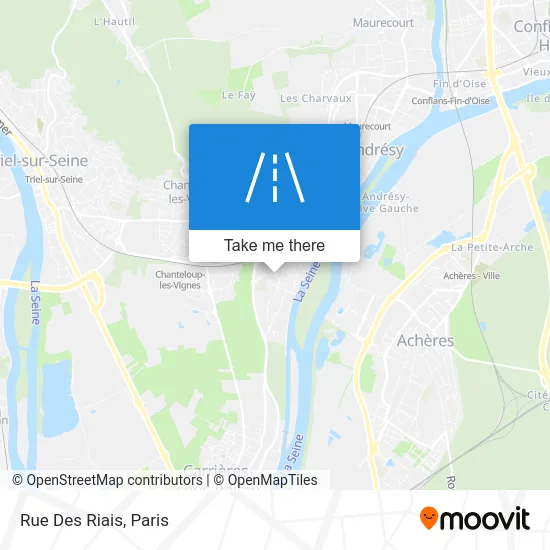 Rue Des Riais map