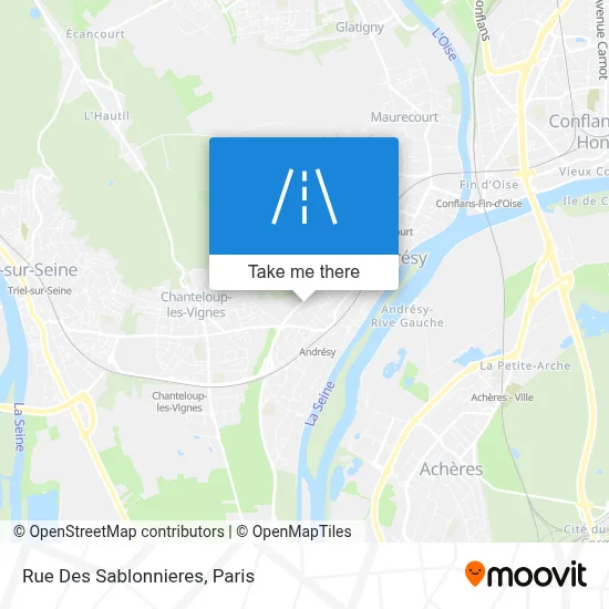 Rue Des Sablonnieres map