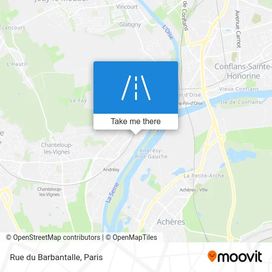 Rue du Barbantalle map