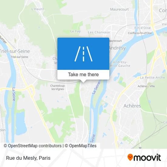 Rue du Mesly map