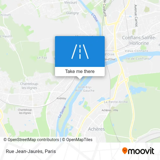 Rue Jean-Jaurès map