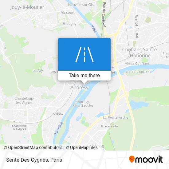Sente Des Cygnes map