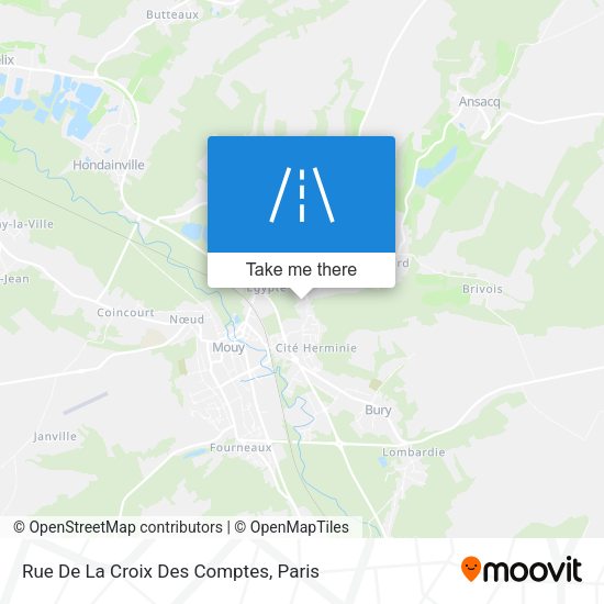 Rue De La Croix Des Comptes map